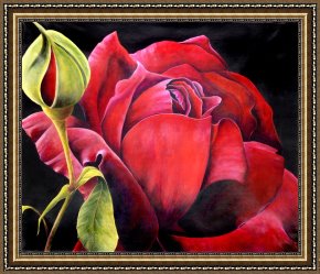 An Algerian Mother And Child Framed Paintings - MOTHER AND CHILD by 2011