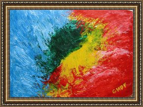 2011 Framed Paintings - No Regrets by 2011