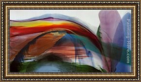 Dancing in The Wind Framed Paintings - Phenomena Waves Without Wind by 2011