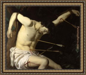 Saints Framed Paintings - Saint Sebastian by Gerrit van Honthorst by 2011