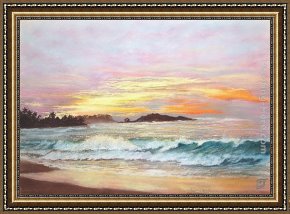 Sunrise Framed Paintings - Sound of sunrise by 2011