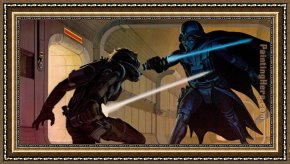 Star of The Ballet Framed Paintings - Star Wars Concept Art by 2011
