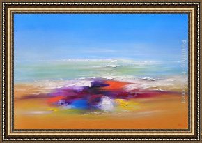 Summer Framed Paintings - Summer in Greece 02 by 2011