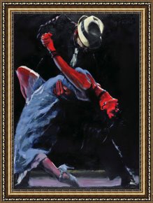In The Rhythm of Tango Framed Paintings - Tango Mio by 2011