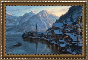 Fish Magic Framed Paintings - The last ray by Magic Evening by 2011