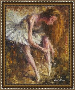 Ballet Framed Paintings - Ballet Rest by 2017 new