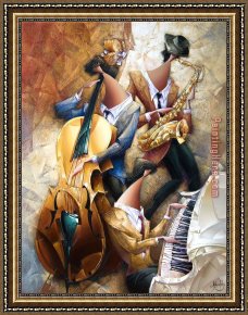 Instruments Framed Paintings - Instrument by 2017 new
