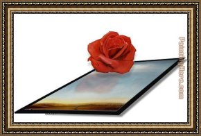 Hemicycle of The Ecole Des Beaux-arts - Detail Framed Paintings - Meditative Rose I by 3d art