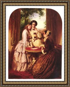 The Meeting of Abraham And Melchizedek Framed Paintings - Doubtful Fortune by Abraham Solomon
