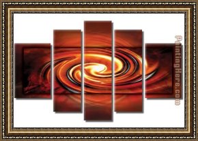Abstract Framed Paintings - 405 by Abstract