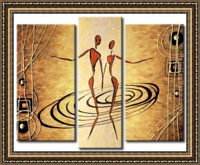 Abstract Framed Paintings - 41434 by Abstract
