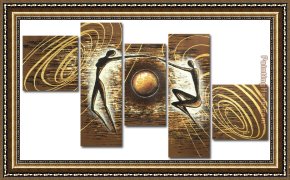 Abstract Framed Paintings - 41589 by Abstract