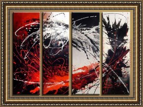 Abstract Framed Paintings - 9 by Abstract