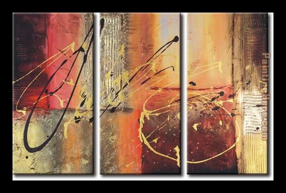 Abstract 91365 Framed Painting Abstract 91365 Framed Painting