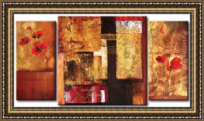 Abstract Framed Paintings - 91623 by Abstract