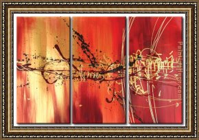 Abstract Framed Paintings - 91783 by Abstract