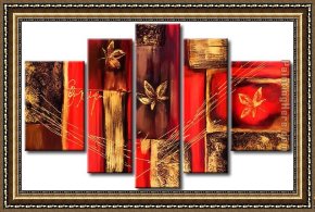 Abstract Framed Paintings - 92006 by Abstract