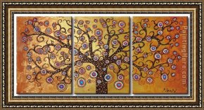 Abstract Framed Paintings - 92119 by Abstract