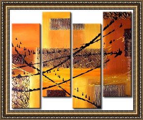 Abstract Framed Paintings - 92428 by Abstract