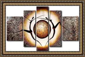 Abstract Framed Paintings - 92655 by Abstract