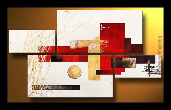 Abstract 92718 Framed Painting Abstract 92718 Framed Painting