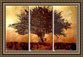 Abstract Framed Paintings - 9815 by Abstract