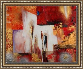 Abstract Framed Paintings - 9943 by Abstract