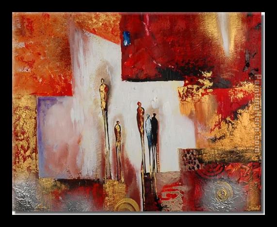 Abstract 9943 Framed Painting Abstract 9943 Framed Painting