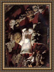 Emilie, Die Schwester Menzels Framed Paintings - Still life by Adolph von Menzel