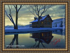 Butirskiy Framed Paintings - Serenity by Alexei Butirskiy