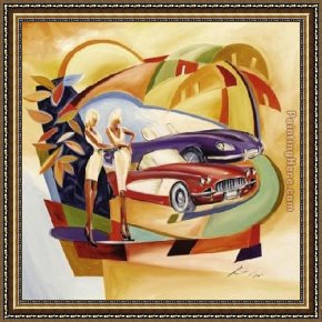 Classic Tuscany Framed Paintings - Classic Cool I by Alfred Gockel