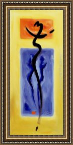 Music Framed Paintings - Moved By the Music III by Alfred Gockel