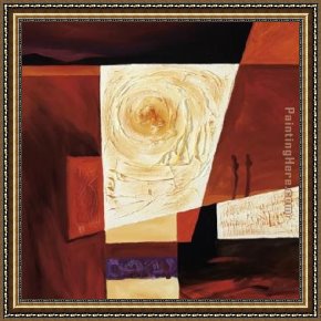 Sunrise Framed Paintings - Starry Sunrise I by Alfred Gockel