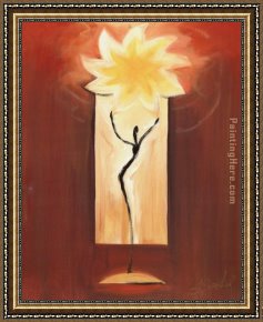 The Sun Shower Framed Paintings - Sun Dance by Alfred Gockel