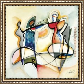 A Little Prince Likely in Time to Bless a Royal Throne Framed Paintings - Time To Say Goodbye by Alfred Gockel