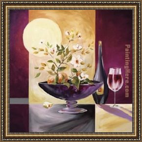 A Little Prince Likely in Time to Bless a Royal Throne Framed Paintings - Time to Unwind I by Alfred Gockel