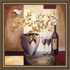 A Little Prince Likely in Time to Bless a Royal Throne Framed Paintings - Time to Unwind II by Alfred Gockel