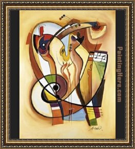 The Hunting Party Framed Paintings - Wild Party II by Alfred Gockel