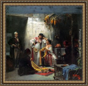 Hard Framed Paintings - A Hard Decision by Alois Hans Schramm