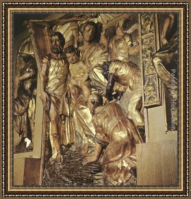 Triptych of The Adoration of The Magi Framed Paintings - Adoration of the Magi (another view) by Alonso Berruguete