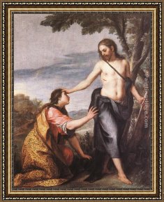 Noli Me Tangere Framed Paintings - Noli me Tangere by Alonso Cano