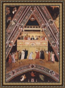 Spirits at Play II Framed Paintings - Descent of the Holy Spirit by Andrea Bonaiuti da Firenze