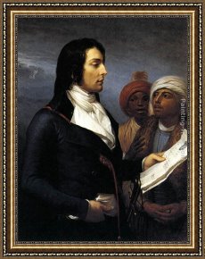 Generals Framed Paintings - General Desaix by Andrea I Appiani