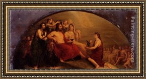 Andrea I Appiani Framed Paintings - Olympus by Andrea I Appiani