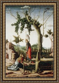 Noli Me Tangere Framed Paintings - Noli me tangere by Andrea Mantegna