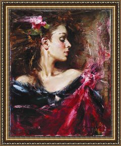 A Little Prince Likely in Time to Bless a Royal Throne Framed Paintings - A Moment in Time by Andrew Atroshenko