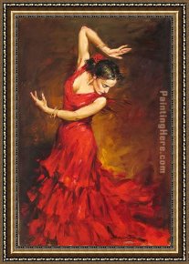 Dance The Night Away Framed Paintings - Dance by Andrew Atroshenko