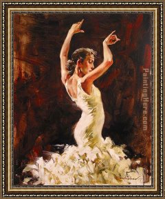 Sleeping Beauty Framed Paintings - Pale Beauty by Andrew Atroshenko