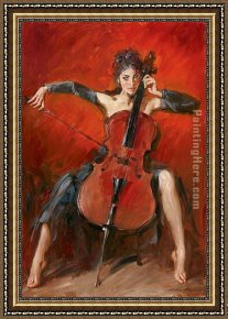 The Era of The Red Guards Framed Paintings - Red Symphony by Andrew Atroshenko
