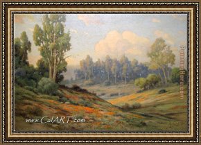 Angel Framed Paintings - California by Angel Espoy